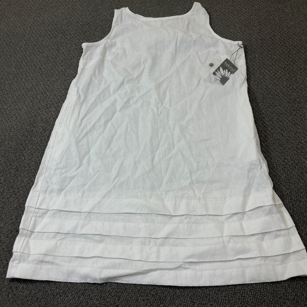 Habitat Tunic Womens Size M Medium Clothes To Live In White Crinkle Top